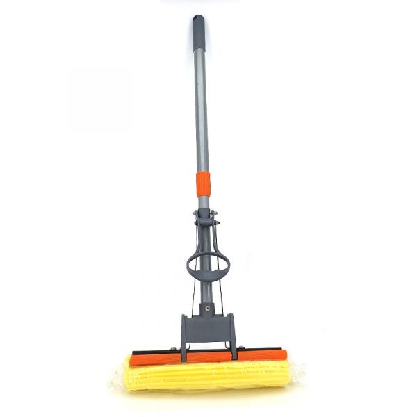 Squeezing mop with a PVA nozzle and a telescope. handle, 1 row of rollers OLS-177-24
